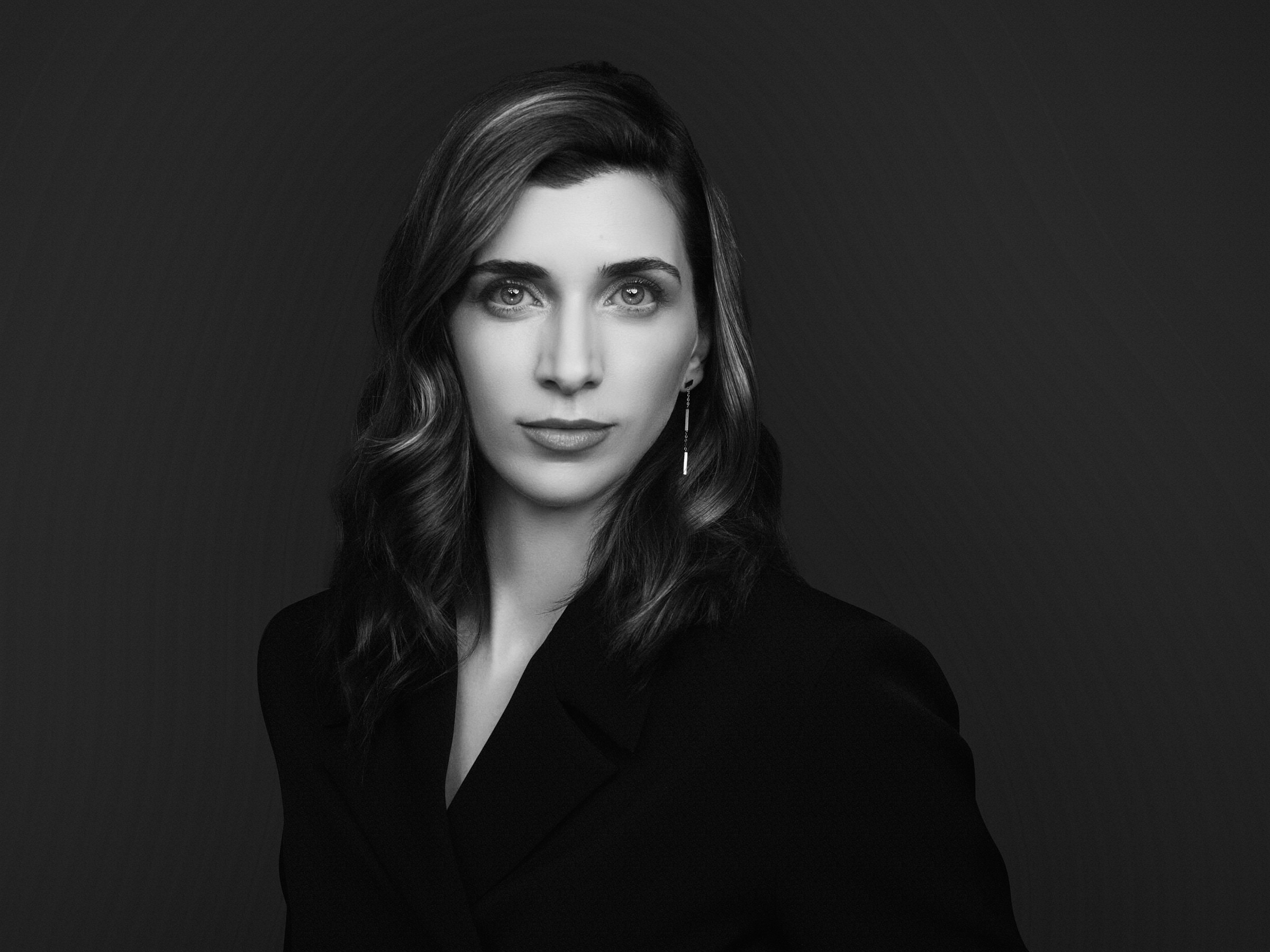 Business Portrait schwarz-weiß Studio München – Haus SoDa